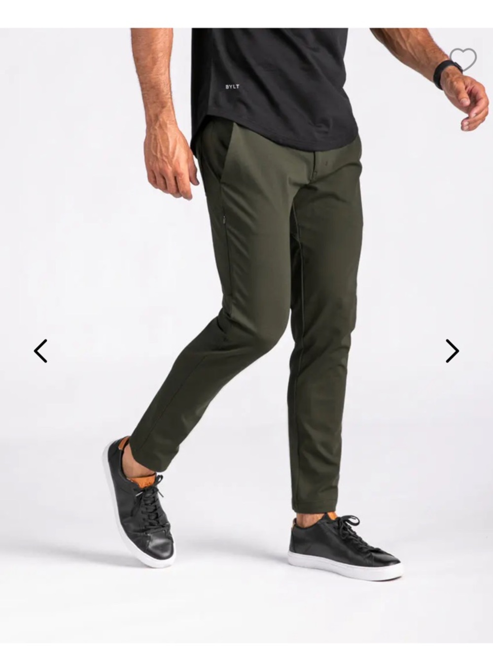 Bylt Everyday pant 38 Long dark olive